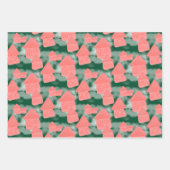 Kerstnacht Finse hutten, bomen en schieten Inpakpapier Vel (Voorkant 2)