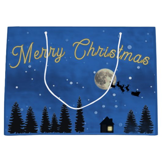 Kerstnacht Hemel Cadeautas (Voorkant)