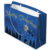 Kerstnacht Hemel Cadeautas (Achterkant Gekanteld)