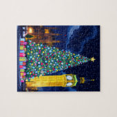 Kerstnacht in Londen Legpuzzel (Horizontaal)