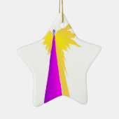 Kerstnacht Keramisch Ornament (Rechts)