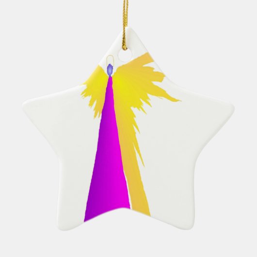Kerstnacht Keramisch Ornament (Voorkant)