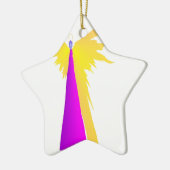 Kerstnacht Keramisch Ornament (Links)