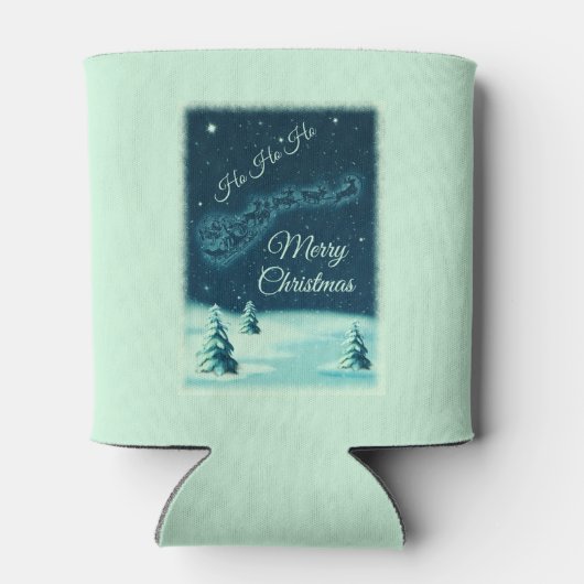 Kerstnacht kerstmis kerstmis voor de kerstman blikjeskoeler (Achterkant)