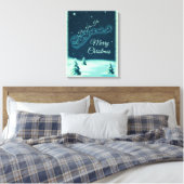 Kerstnacht kerstmis kerstmis voor de kerstman canvas afdruk (Insitu (Slaapkamer))