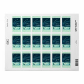 Kerstnacht kerstmis kerstmis voor de kerstman etiket (Full Sheet)