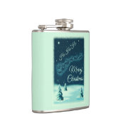 Kerstnacht kerstmis kerstmis voor de kerstman heupfles (Rechts)