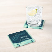 Kerstnacht kerstmis kerstmis voor de kerstman kartonnen onderzetters (Insitu)