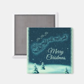 Kerstnacht kerstmis kerstmis voor de kerstman magneet (Voorkant / Achterkant)