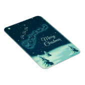 Kerstnacht kerstmis kerstmis voor de kerstman magneet (Rechterzijde)