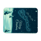 Kerstnacht kerstmis kerstmis voor de kerstman magneet (Horizontaal)