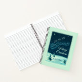 Kerstnacht kerstmis kerstmis voor de kerstman notitieboek (Binnen)