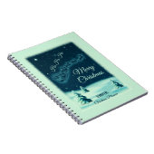 Kerstnacht kerstmis kerstmis voor de kerstman notitieboek (Rechterzijde)