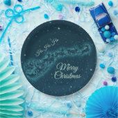 Kerstnacht kerstmis kerstmis voor de kerstman papieren bordje (Feest)