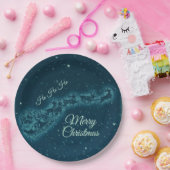 Kerstnacht kerstmis kerstmis voor de kerstman papieren bordje (Feest)