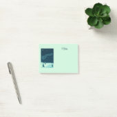 Kerstnacht kerstmis kerstmis voor de kerstman post-it® notes (Kantoor)