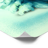 Kerstnacht kerstmis kerstmis voor de kerstman poster (Hoek)