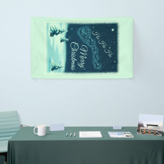 Kerstnacht kerstmis kerstmis voor de kerstman spandoek (Beurs)