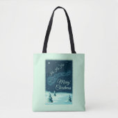 Kerstnacht kerstmis kerstmis voor de kerstman tote bag (Voorkant)