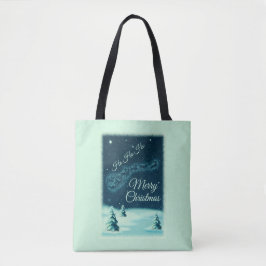 Kerstnacht kerstmis kerstmis voor de kerstman tote bag