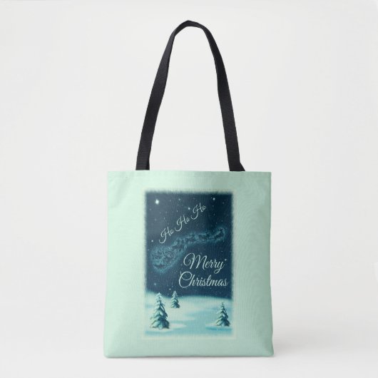 Kerstnacht kerstmis kerstmis voor de kerstman tote bag (Voorkant)