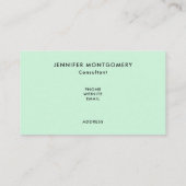 Kerstnacht kerstmis kerstmis voor de kerstman visitekaartje (Achterkant)