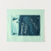 Kerstnacht kerstmis kerstmis voor de kerstman wandkleed (Voorkant (horizontaal))