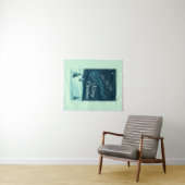 Kerstnacht kerstmis kerstmis voor de kerstman wandkleed (In Situ (horizontaal))