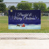 Kerstnacht kerstreis spandoek (Insitu)
