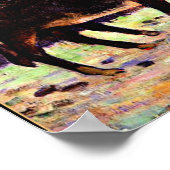 Kerstnacht, mooi kunstschilderij van Gauguin Poster (Hoek)