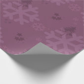 Kerstnacht paars papier voor verpakkingsdoeleinden (Hoek)