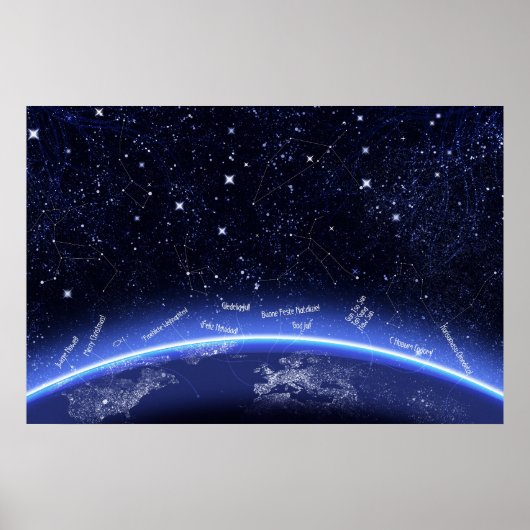 Kerstnacht Poster (Voorkant)