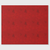 Kerstnacht rode kleur inpakpapier (Vlak)