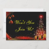 Kerstnacht Rode set Kaart (Voorkant)