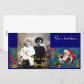 KERSTNACHT / SANTA BUGLER FEESTDAGENKAART (Voorkant / Achterkant)