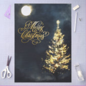 Kerstnacht Sky Lit Tree Tissuepapier (Craft)