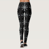 Kerstnacht Sneeuwvlok Leggings (Achterkant)
