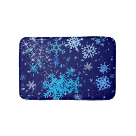 Kerstnacht Snowfall Badmat