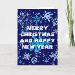 Kerstnacht Snowfall Feestdagen Kaart