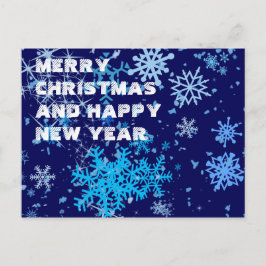 Kerstnacht Snowfall Feestdagenkaart