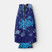 Kerstnacht Snowfall Flesjeskoeler (Achterkant)