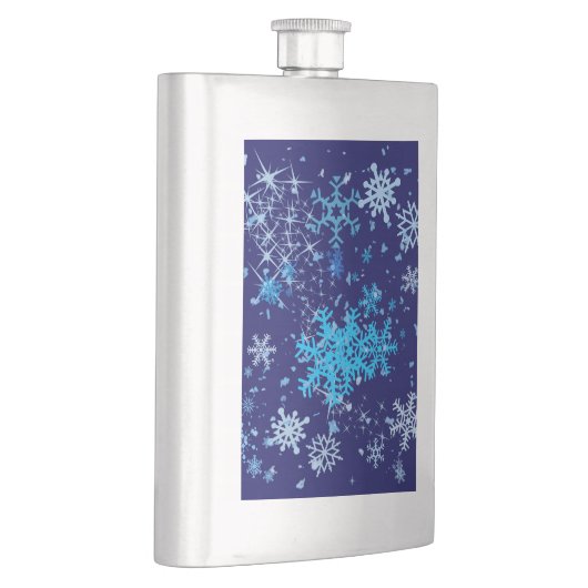 Kerstnacht Snowfall Heupfles (Rechts)