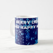 Kerstnacht Snowfall Koffiemok (Voorkant links)