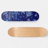 Kerstnacht Snowfall Persoonlijk Skateboard (Horizontaal)