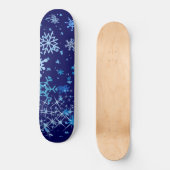 Kerstnacht Snowfall Persoonlijk Skateboard (Voorkant)