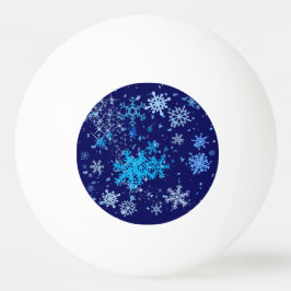 Kerstnacht Snowfall Pingpongbal