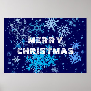 Kerstnacht Snowfall Poster