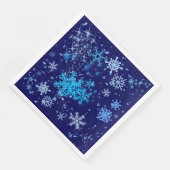 Kerstnacht Snowfall Servetten (Hoek)