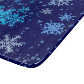 Kerstnacht Snowfall Snijplank (Hoek)