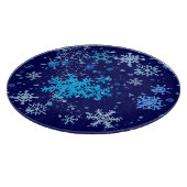 Kerstnacht Snowfall Snijplank (Hoek)
